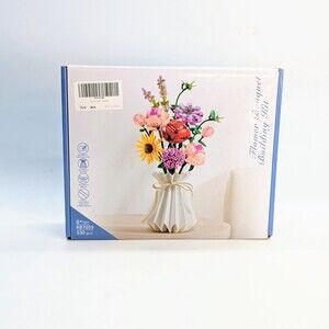 NEW!FULL SET Flower Bouquet Building Kit Botanical Collection 530 pieces